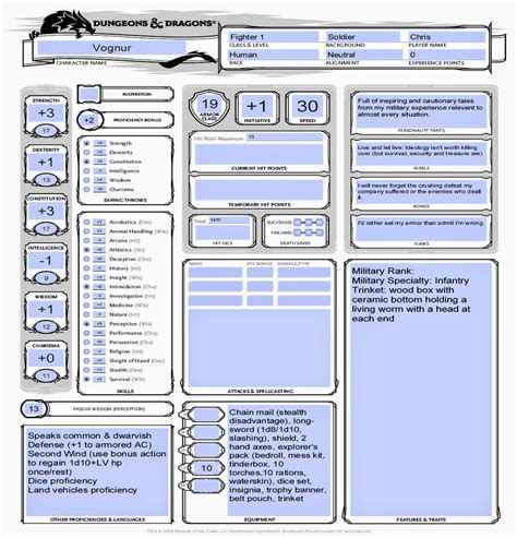 Dnd Star Wars 5e Character Sheet | Images and Photos finder