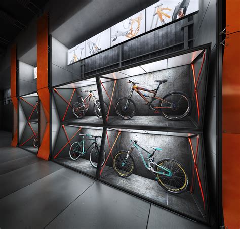 Igor Iastrebov on Behance | Bike room, Bicycle store, Cycle store design