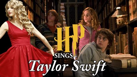 Harry Potter sings Taylor Swift "We Are Never Ever Getting Back Together" - YouTube