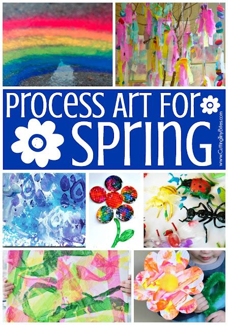 Spring Process Art | What Can We Do With Paper And Glue