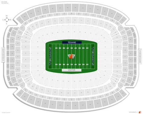 The Most Amazing texans stadium seating chart | Nrg stadium, Seating ...