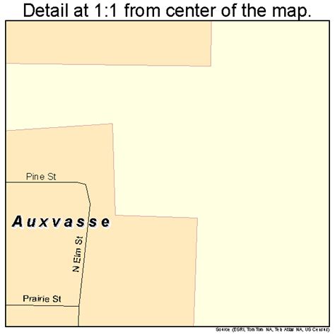 Auxvasse Missouri Street Map 2902638