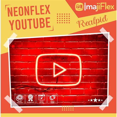 Jual Neon Sign Logo Youtube | Shopee Indonesia