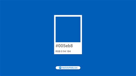 Pantone 300 C Color | #005eb8 - Hex Color Conversion - Color Schemes ...