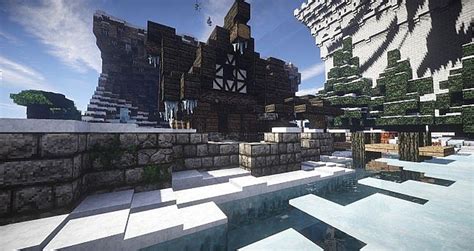 Medieval Fishing House. Minecraft Map