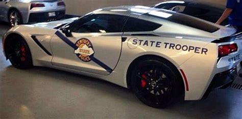 Kentucky State Police Corvette | Police cars, Old police cars, Ford police