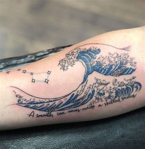 20 Elegant Great Wave Tattoos You Can Copy | Xuzinuo | Page 3