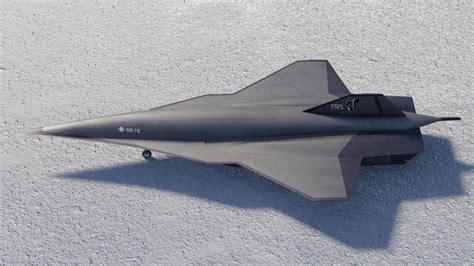 Lockheed Martin SR-72 Son of Blackbird 3D Model by NETRUNNER_pl