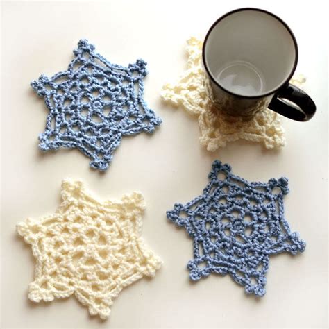 Snowflake Coaster PDF Crochet Pattern Instant Download - Etsy