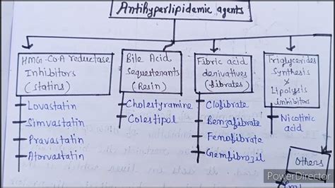 Classification of antihyperlipidemic agents || Medicinal chemistry 2 ...