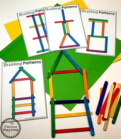 Construction Theme Preschool Activities, Preschool Pattern Activities ...