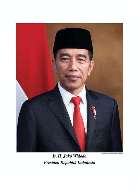 Foto Resmi Presiden Jokowi dan Wakil Presiden Ma'ruf Amin - CB Magazine