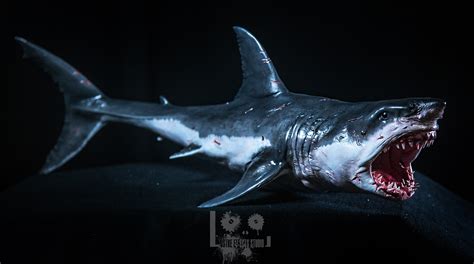 A Great White Shark Sculpture & Color Effect — Stan Winston School of ...