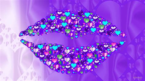 Purple Glitter Hearts Wallpapers - Wallpaper Cave