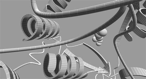 3d Animation Enzymes Model