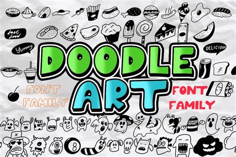 Doodle Art Font Free Download - FreeFontDL