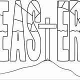 Religious Easter Coloring Pages Printable For Free Download sketch template