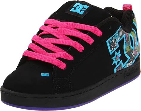 DC APPAREL Women's Trainers Black/Graffiti Print: Amazon.co.uk: Shoes & Bags