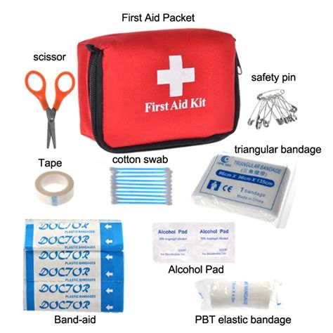 Outdoor First Aid Kit Emergency Kits Eight Pieces in One First Aid Kit ...