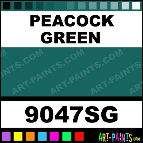 Peacock Green Ink Tattoo Ink Paints - 9047SG - Peacock Green Paint ...