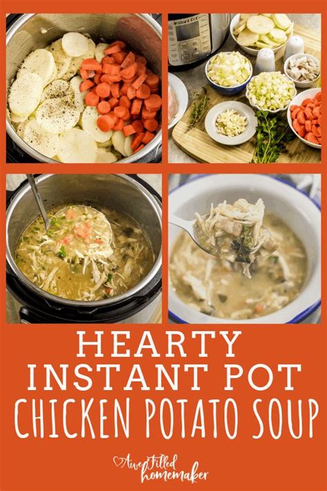 Hearty Instant Pot Chicken Potato Soup | Recipe | Instant pot soup recipes, Chicken potato soup ...