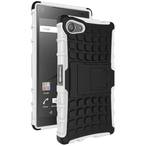 Rugged Tough Shockproof Case - Sony Xperia Z5 Compact (White)