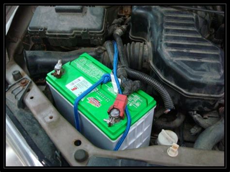 Car Battery Installation - car installation