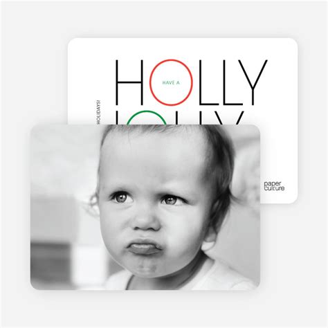 Holly Jolly Christmas Cards | Paper Culture