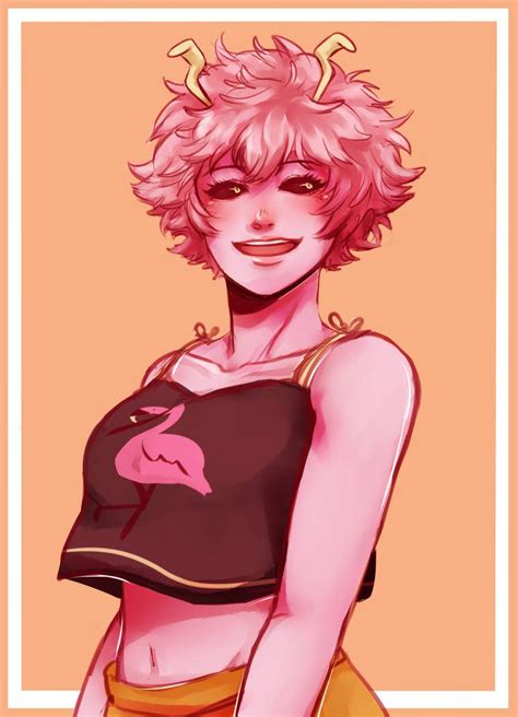 Mina Ashido by Dinosalt | My hero academia episodes, Hero girl, Mina