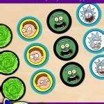 FREE Printable Rick and Morty Cupcake Toppers