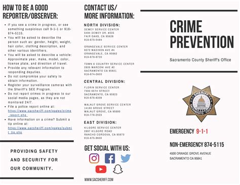 Crime prevention & safety tips – Phil Serna