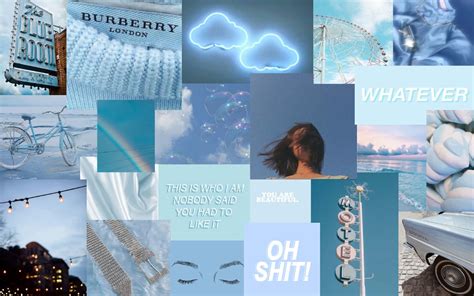 Download Dark Blue And Pastel Blue Aesthetic Tumblr Wallpaper ...