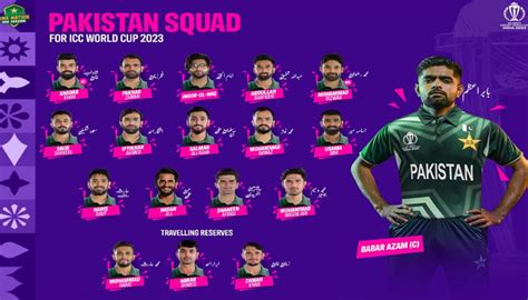 Hasan Ali returns as Pakistan squad for World Cup 2023 announced – The Frontier Post