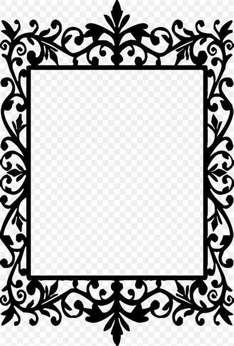 Picture Frames Drawing Silhouette Clip Art, PNG, 1535x2264px, Picture Frames, Area, Art, Black ...