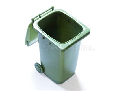 Open recycle bin stock photo. Image of open, green, container - 3813092