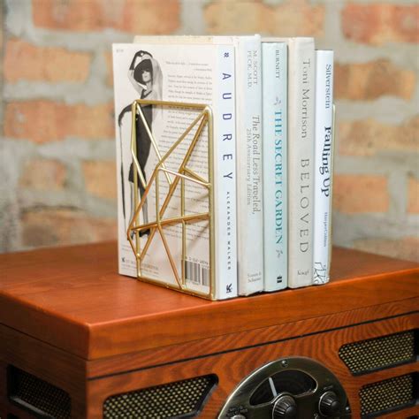 Book Ends GOLD Modern Simple Minimalist Bookends Retro | Etsy