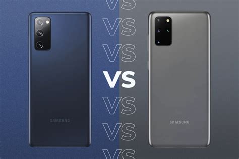 Samsung Galaxy S20 FE (Fan Edition) vs Galaxy S20