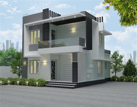 Duplex Exterior Design Of House - The duplex house plans at associated designs give flexibility ...