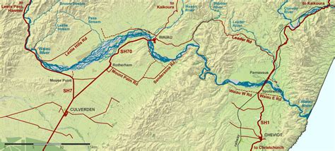 Lower Waiau River Map | NZ Fishing