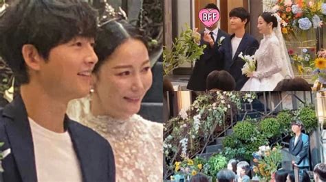 Song Joong Ki hosts Ahn Hye Kyung’s wedding, looks charming with bride and groom - Hindustan Times