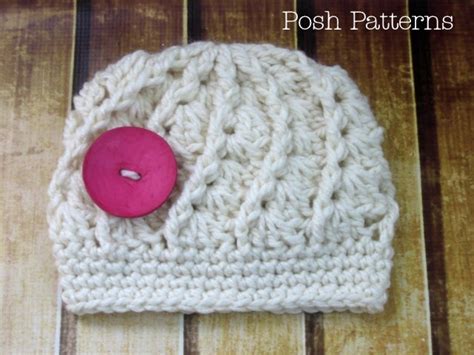 Crochet Hat Pattern | Spiral Shells Beanie Crochet Pattern