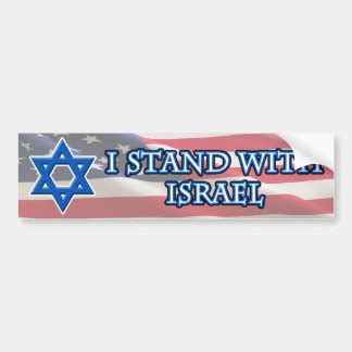 I Stand With Israel Bumper Stickers - Car Stickers | Zazzle