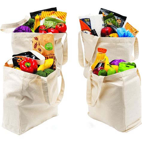 Eco-friendly Canvas Grocery Shopping Bags - Zealeaf Bags