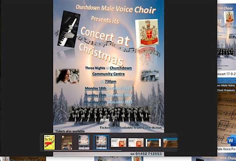 CHURCHDOWN Male Voice Choir Concerts at Christmas, Churchdown Community ...