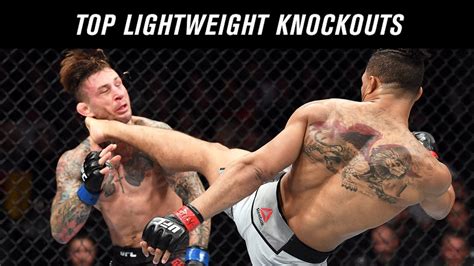 Top 10 Lightweight Knockouts in UFC History - Win Big Sports