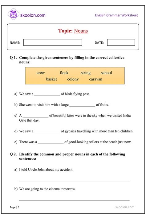 Nouns-4 - skoolon.com