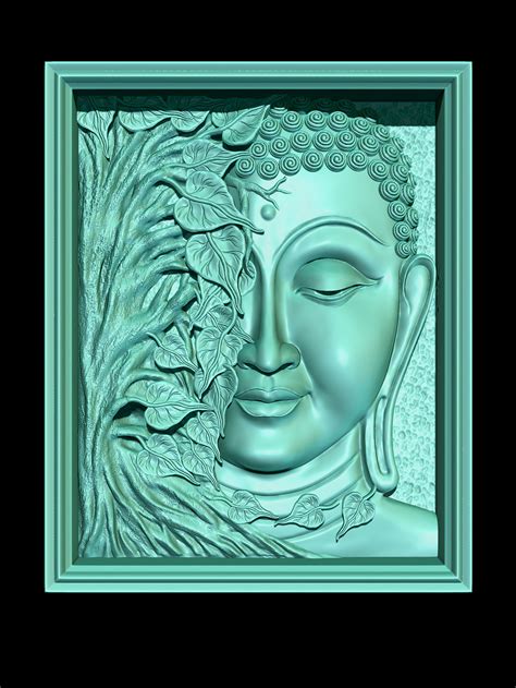 Buddha Wall Decor 3D model 3D printable | CGTrader