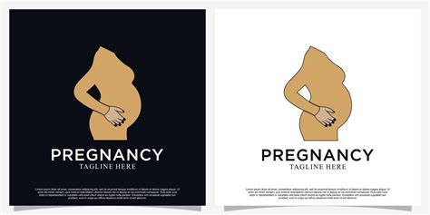 Pregnancy logo design Premium Vector 10840568 Vector Art at Vecteezy