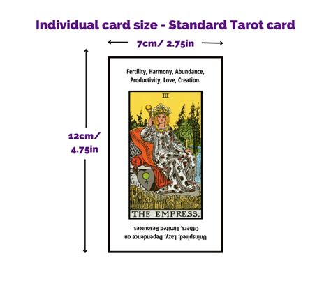 Tarot Card Deck With Keywords Meanings Ideal for Beginners - Etsy UK