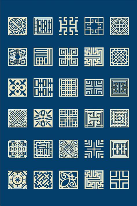 Traditional Chinese Patterns | Chinese Graphic Design Pattern